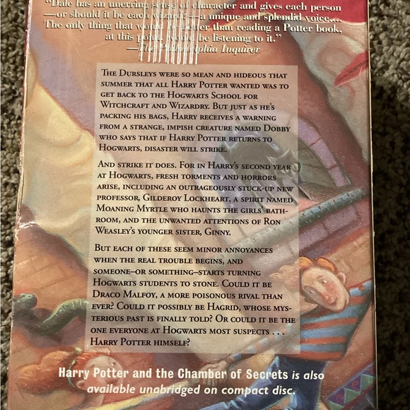 Harry Potter and the Chamber of Secrets on 6 cassettes (1999) - Picture 3 of 5